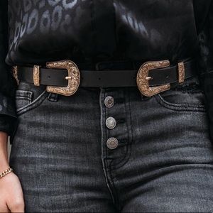 Vista Double Buckle Belt